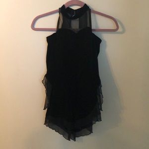 Black figure skating dress used once
